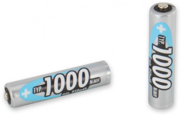1000mAh NiMH 4er Blister Akku