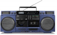 Life P66538 Boombox (MD44538) Radio-Rekorder mit CD + Kassette blau