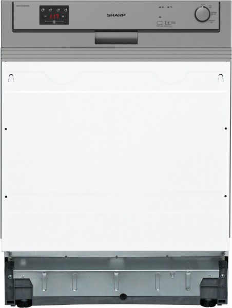 QW-HX12S47ES-DE teilintegrierbarer 60 cm Geschirrspüler edelstahl