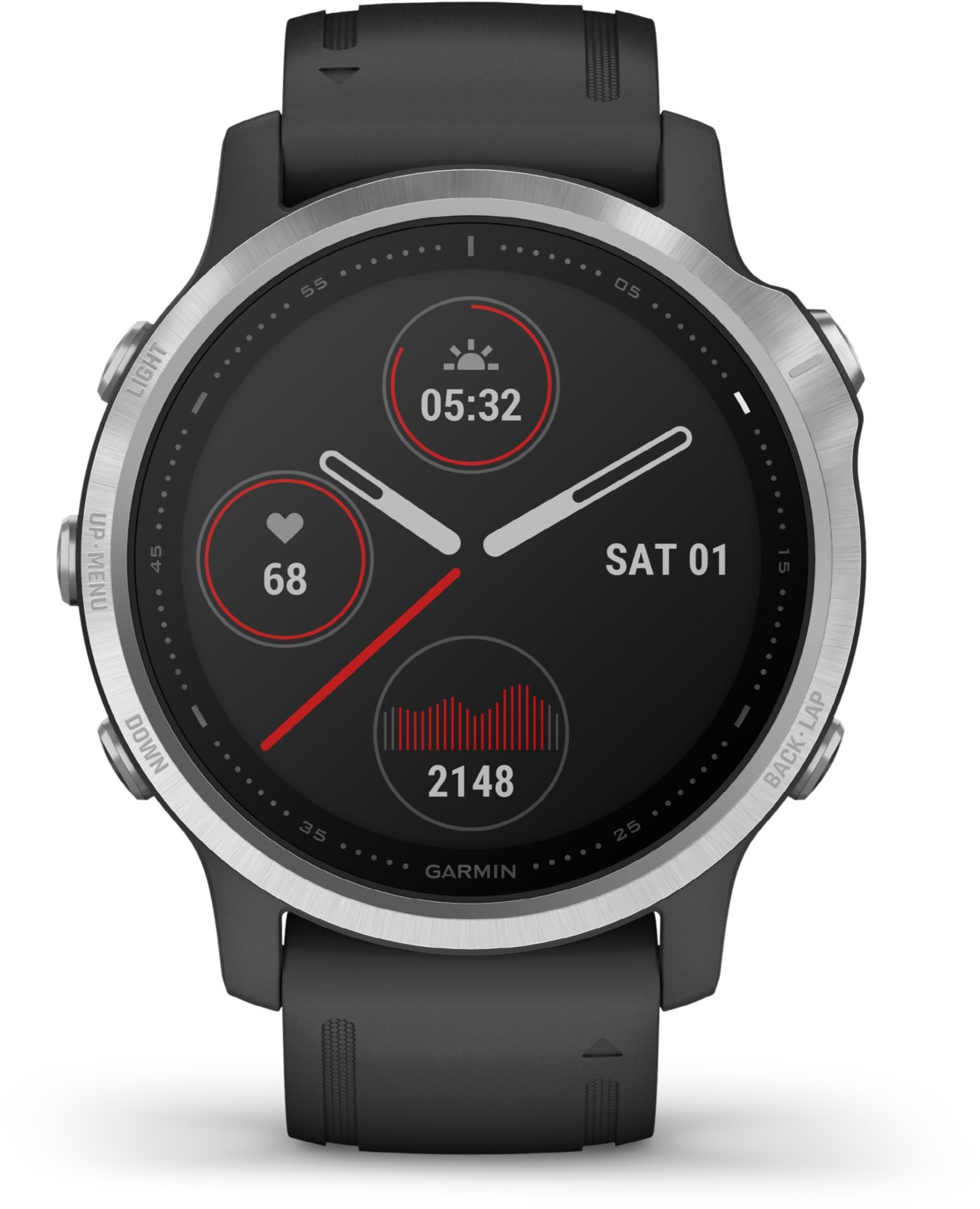 Image of fenix 6S Sportuhr schwarz/silber