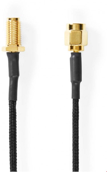 CSGL02020BK05 Antennenkabel (0,50m) SMA-Stecker > SMA-Buchse schwarz