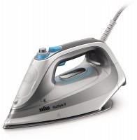 SI 9270 WH TexStyle 9 Dampfbügeleisen weiß/grau, 3000 W, 225 g/min Dampfstoß, 50 g/min Dampfproduktion, Eloxal 3D-Bügelsohle, 330 ml Wassertank