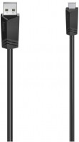 Mini-USB 2.0 Kabel (1,5m) schwarz