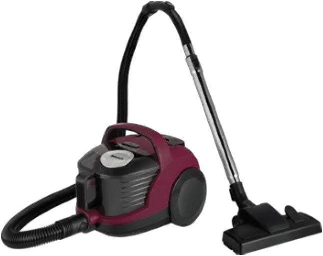 VCC 3870 A Beutelloser Bodenstaubsauger berry/schwarz