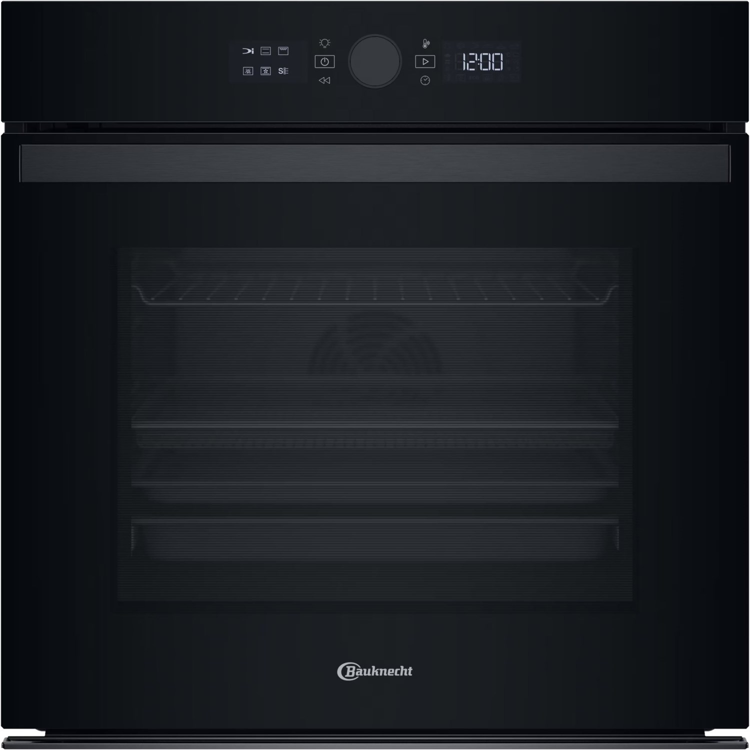 BBI4S8PM1SK Einbaubackofen schwarz, 73 l, Pizza-Stufe, schnelles Vorheizen, pyrolytische Selbstreinigung, 59,5 cm breit, A+