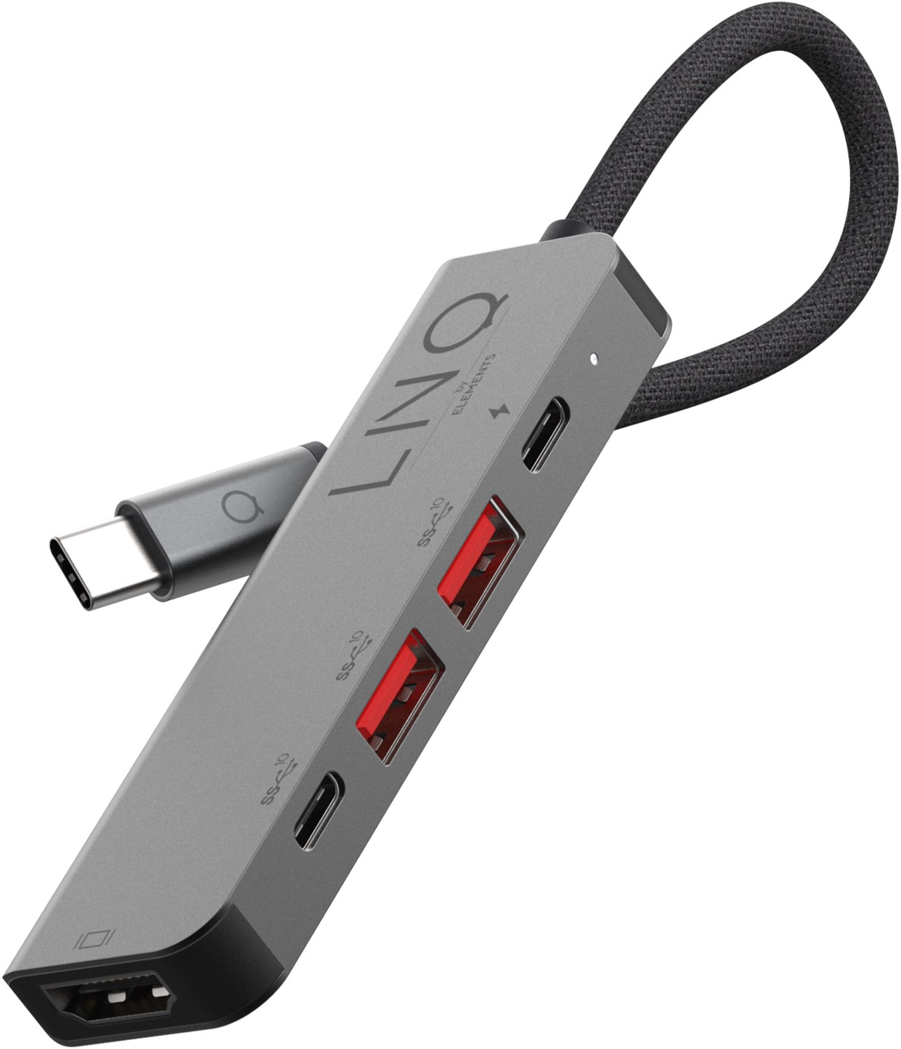 5in1 Pro USB-C Multiport Hub schwarz/grau