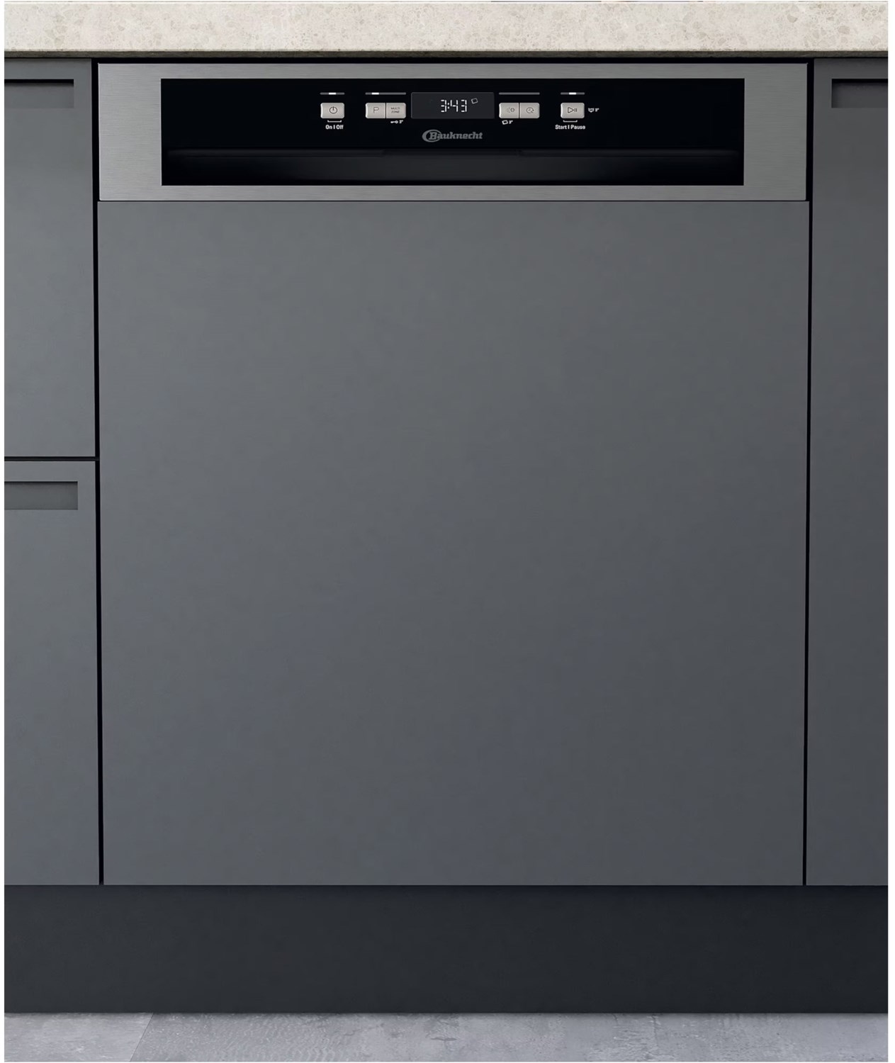 Image of BKSV1 PAN Teilintegrierter Einbau-Geschirrspüler 60 cm edelstahloptik
