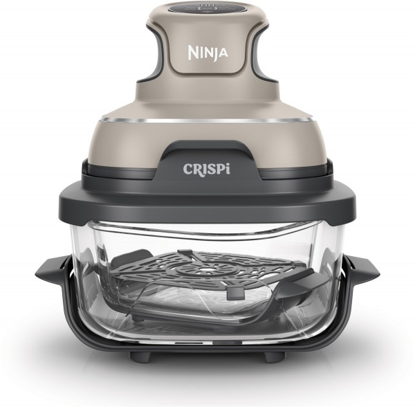 FN101EUST CRISPi 4-in-1 Tragbare Glas-Heißluftfritteuse stone