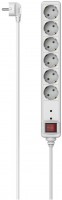 Steckdosenleiste 6-fach (3m) weiss