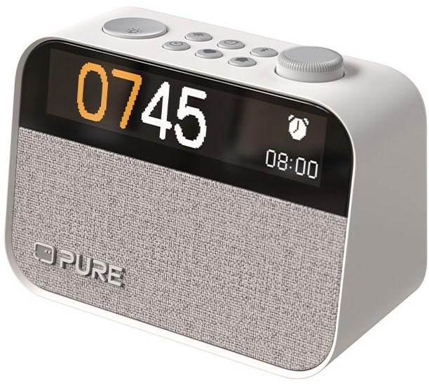 Moment DAB/DAB+ Uhrenradio cotton white