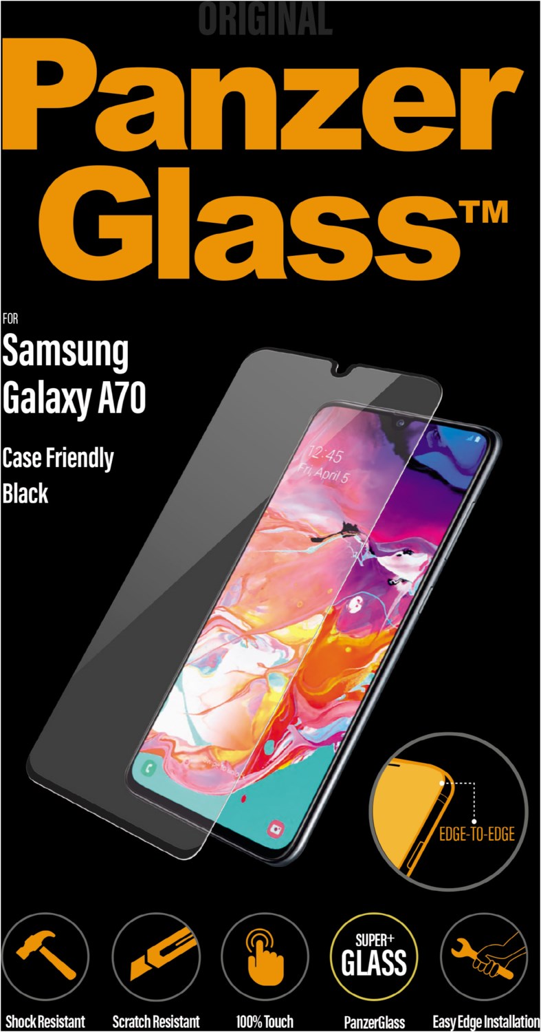 Displayschutz Casefriendly für Galaxy A70 schwarz