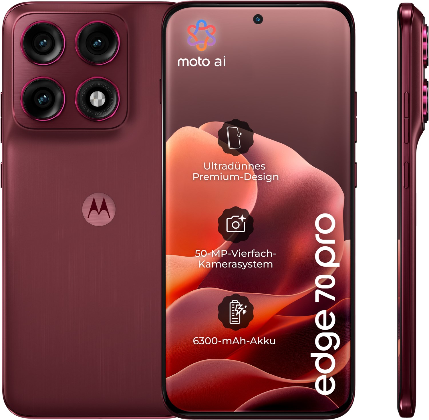 Motorola Edge 70 Pro 256GB Rot 5G