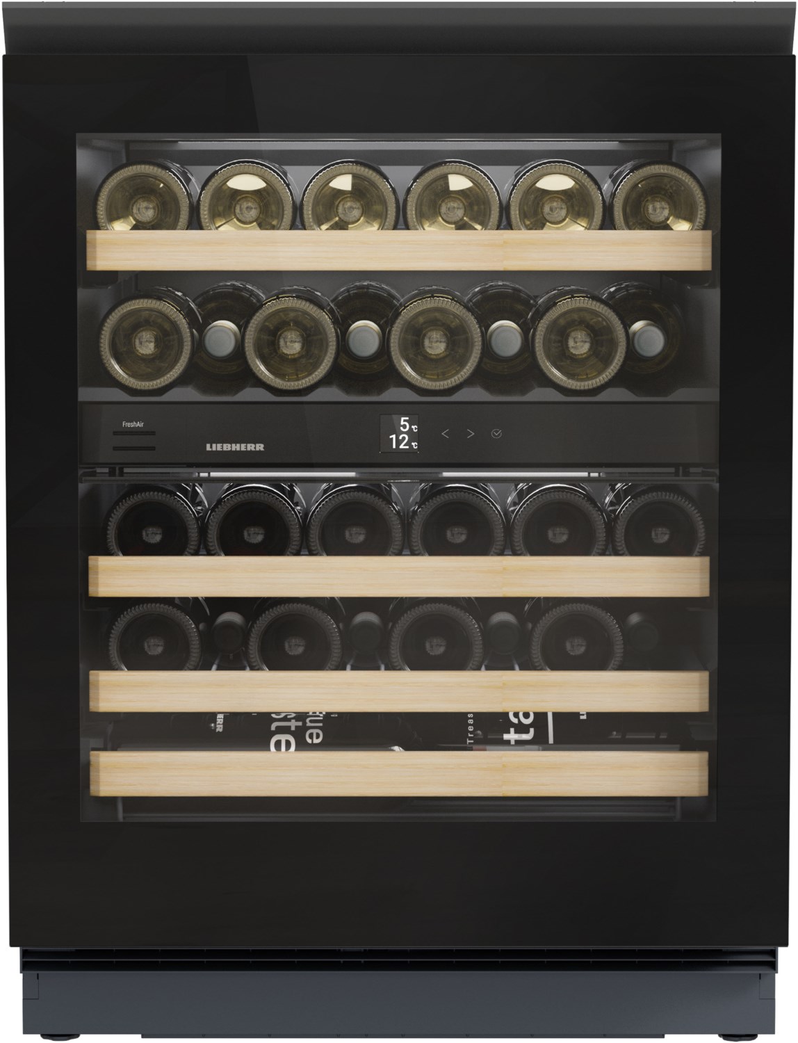 UWgb 3632-20 Unterbau-Weintemperierschrank anthrazit