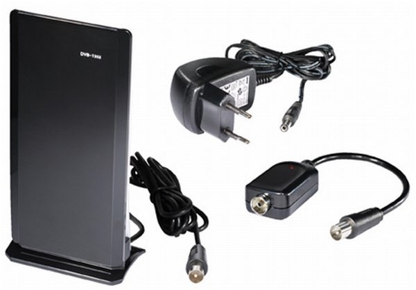 DVB-T Zimmerant. 30 dB Verst. schwarz