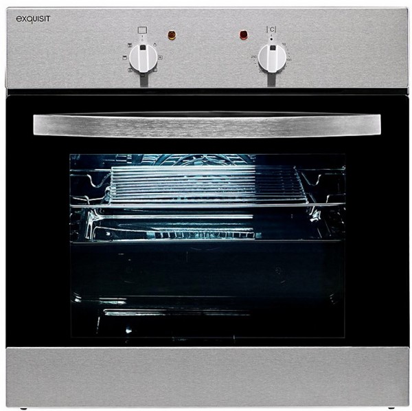 EBE 555-1 U Einbaubackofen inox, 58 l, 59,5 cm breit, A, edelstahl