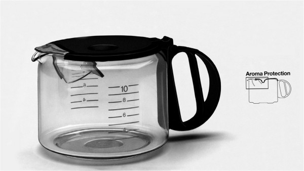 KFK 10 L Glaskanne Zubehör schwarz