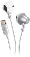 Metal Pro In-Ear-Kopfhörer mit Kabel weiß