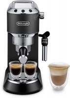 EC 685.BK Dedica Style Siebträgermaschine schwarz matt, 15 bar, 1 l