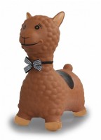 Lama Hüpftier braun