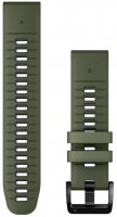 QuickChange Silikonarmband (22mm) moosgrün/graphit