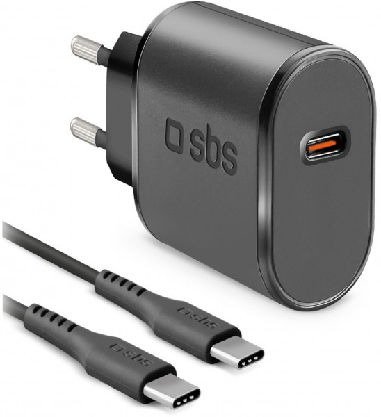 USB Type-C Ladegerät (15W) inkl. USB Type-C Kabel schwarz