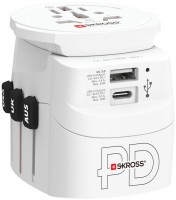 Reisestecker Pro Light USB weiß