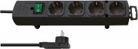 Steckdosenleiste 4-fach (2m) Comfort-Line schwarz