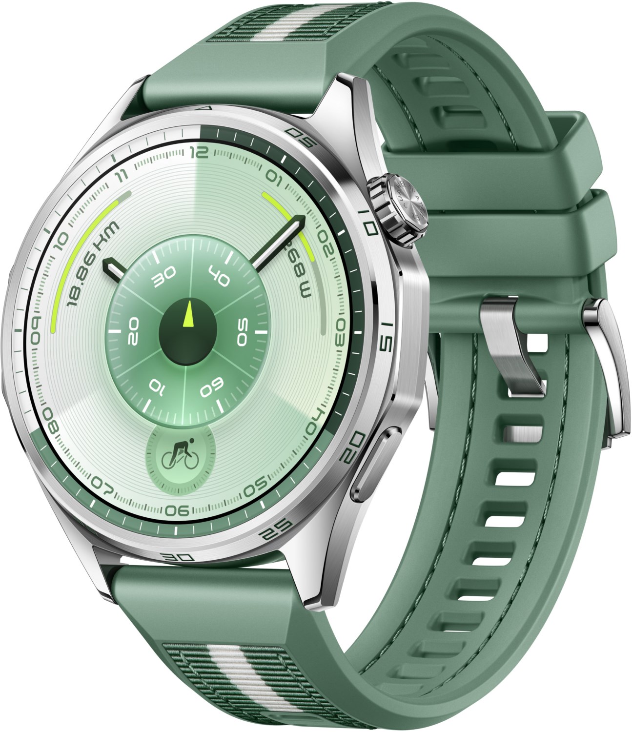 Huawei Watch GT 6 46 mm Silber/Grün