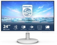 V-Line 241V8AW/00 61 cm (24") TFT-Monitor mit LED-Technik weiß, Widescreen Full HD (1920x1080), 4 ms Reaktionszeit