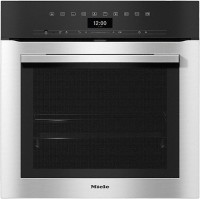H 7360 B Einbaubackofen edelstahl/cleansteel, 76 l, Pizza-Stufe, schnelles Vorheizen, WLAN, Rückwand katalytisch beschichtet, 59,5 cm breit, A+