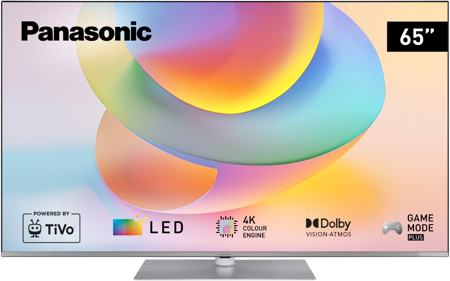 TB-65W63AE8 164 cm (65") LCD-TV mit LED-Technik silber, 4K Ultra HD, Smart-TV, HDR-Wiedergabe, DVB-T2/DVB-C/DVB-S2, Sprachsteuerung