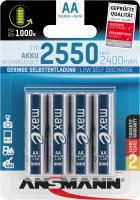 NiMH Akku Mignon AA Typ 2550 4er Blister