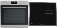 BAKO 200 PI Herdset mit Induktionskochfeld edelstahl + edelstahl