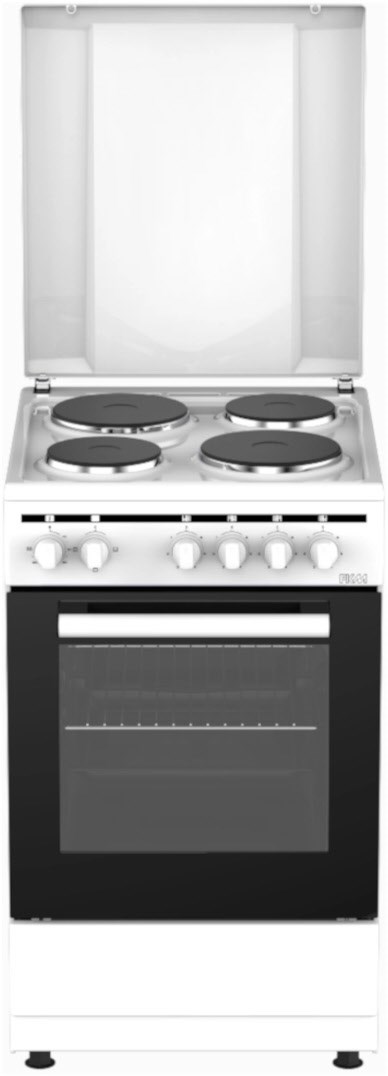 EH4-50KPQ Elektroherd mit Kochfeld weiß, 48 l, 49,8 cm breit, A