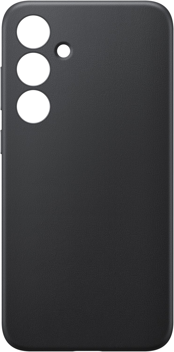 Hochuen Vegan Leather Case für Galaxy S24+ schwarz