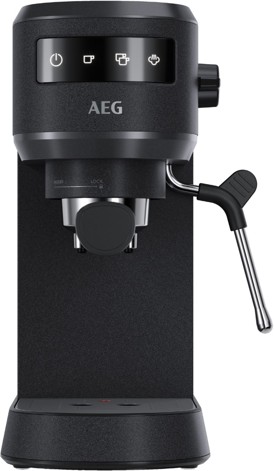 EC6-1-6BST Siebträgermaschine schwarz edelstahl, 15 bar, 1 l