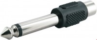 Audio Adapter CINCH Buchse > 6,3 mm Klinke Mono