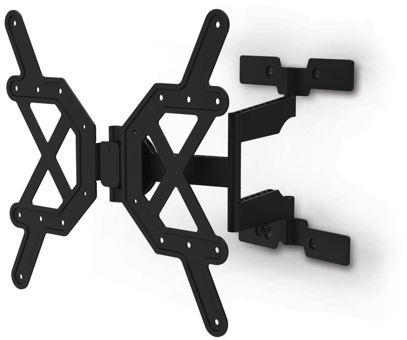 TV-Wandhalterung Fullmotion (65") Ultraslim schwarz