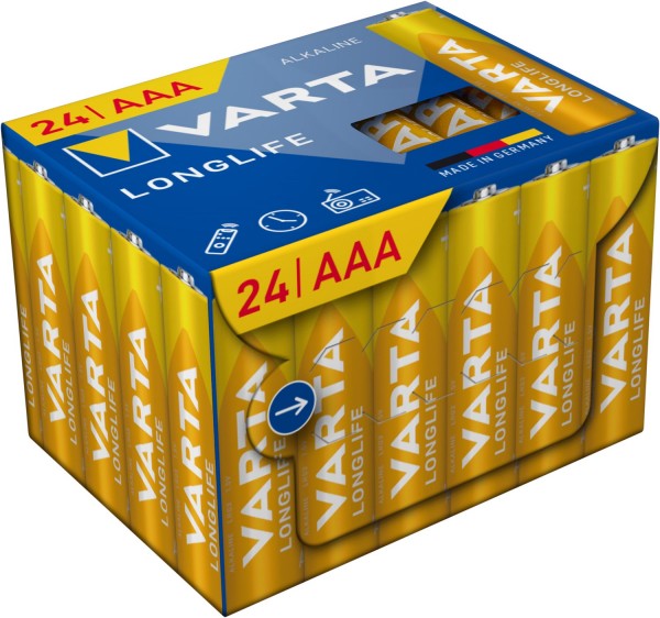 Longlife AAA Micro-Batterie 24er Pack