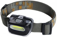 LED-Stirnlampe COB 110 grau/orange/schwarz