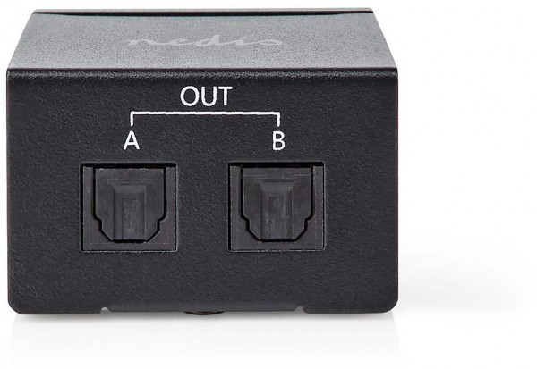 ASPL2512BK TosLink-Splitter schwarz