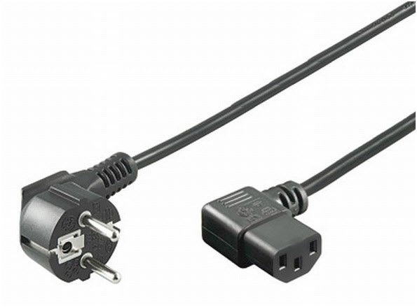 Netzkabel - 3m - Winkel
