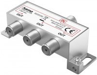 Breitband-Kabelverteiler 3-fach silber