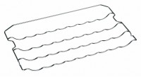 KFR 10061 Flaschenablage Kühl-/Gefriergeräte-Zubehör chrom