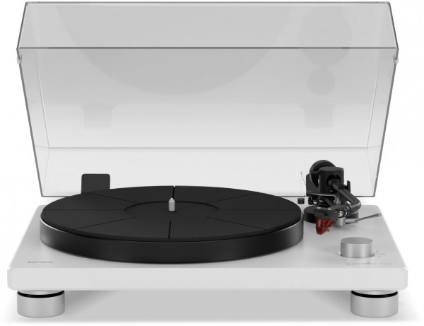 Platinum Signature Plattenspieler inkl. Ortofon 2M Red Tonabnehmer weiß matt/silber