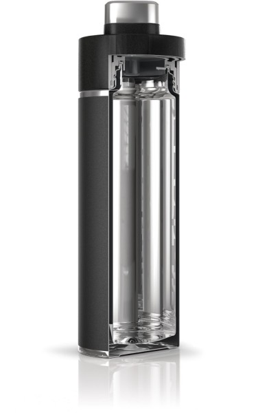 Thirsti 700 ml Reiseflasche Trinkflasche schwarz