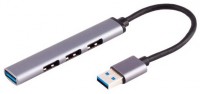 USB-3.0-Hub 4-fach USB-A spacegrau