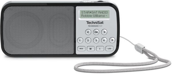 TechniRadio RDR Taschenradio silber