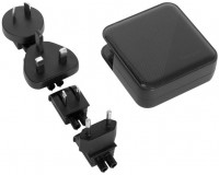 Dual USB/USB-C GaN Ladegerät (100W) schwarz