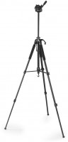 Dreibeinstativ Action Smart 165 3D mit 3-Wege-Kopf & Smartphonehalter schwarz